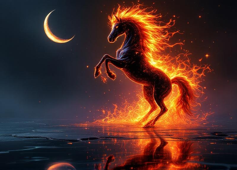 Traditional Chinese calendar wheel highlighting Fire Horse year 2026 with Vedic planetary alignments overlay