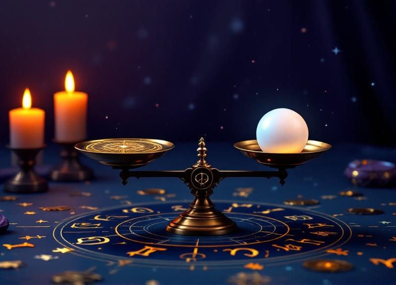 Hindu devotee performing Ghatasthapana ritual planting barley seeds in sacred pot with astrological chart showing Mesha Sankranti alignment