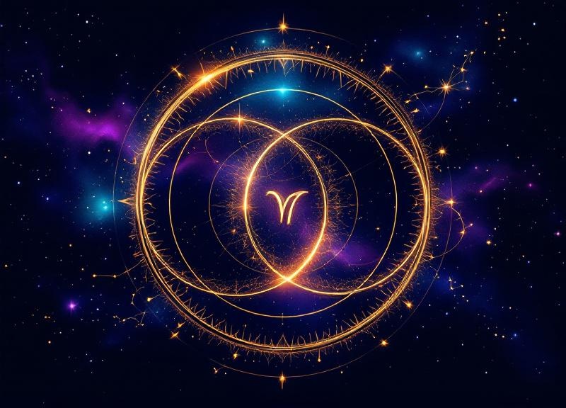 Visual representation of moon sign emotional responses versus rising sign outer persona in daily life