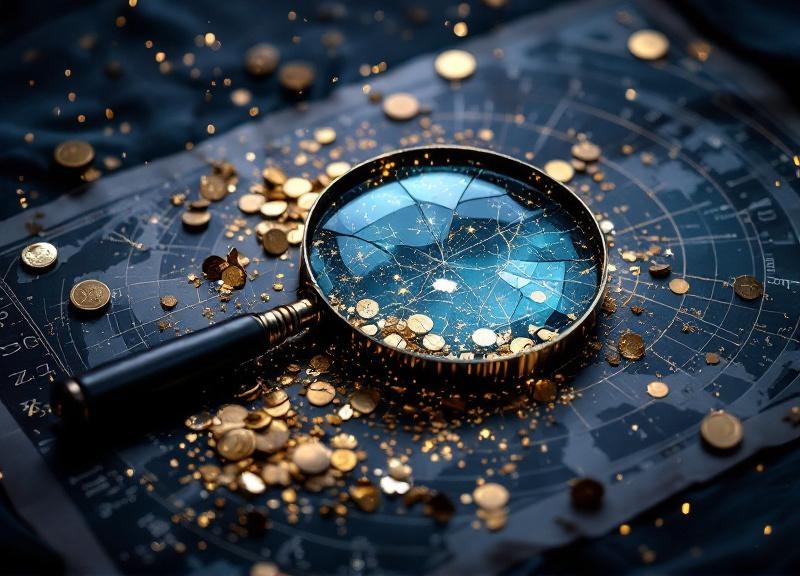 Visual representation of the MC-IC axis showing the career-home balance in a natal chart wheel