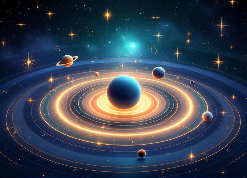 Comparison chart showing Vedic and Western numerology perspectives on Universal Year 1 energy with traditional symbols and modern interpretations