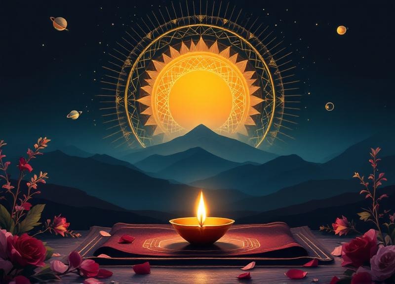 Person standing at a literal starting line or new path opening in nature, symbolizing fresh starts and new beginnings in numerology 2026