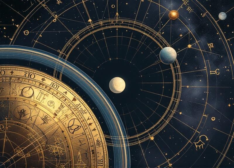Comparison chart showing Saturn and Neptune placements and their connection to anxiety, boundaries, and escapism in astrology
