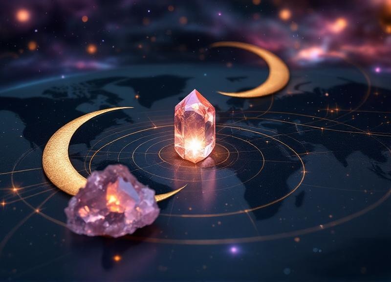 Close-up of astrocartography map highlighting Jupiter and Venus lines crossing major cities for career and love opportunities