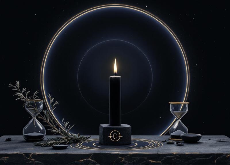 Astrological chart wheel depicting the 2053 Saturn-Pluto conjunction in Pisces with house placements and aspects highlighted