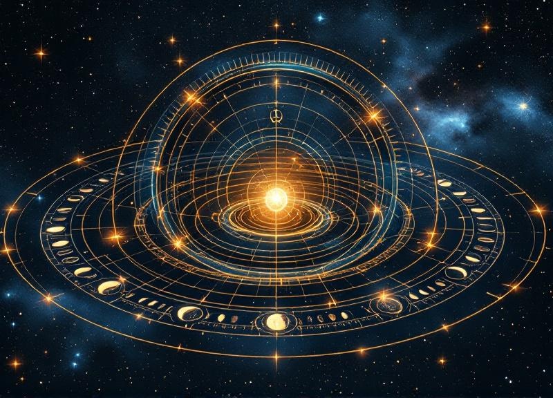 Astrologer studying eclipse chart with Rahu-Ketu axis highlighted showing nodal positions during significant mundane events