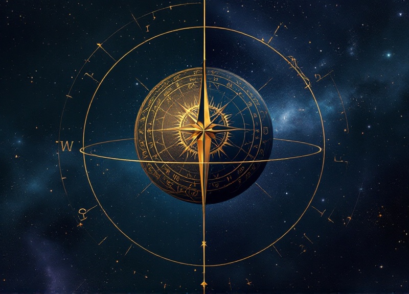 Brain scan imagery showing active regions during self-reflection and emotional processing, with subtle astrological chart elements integrated into the design