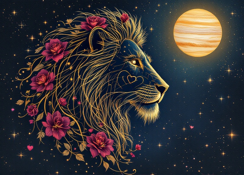 Historical timeline visual showing Jupiter in Leo cultural moments from 1955 to 2026 with artistic icons
