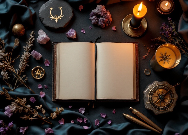 Mercury retrograde path through Cancer constellation with moon phases and emotional healing imagery