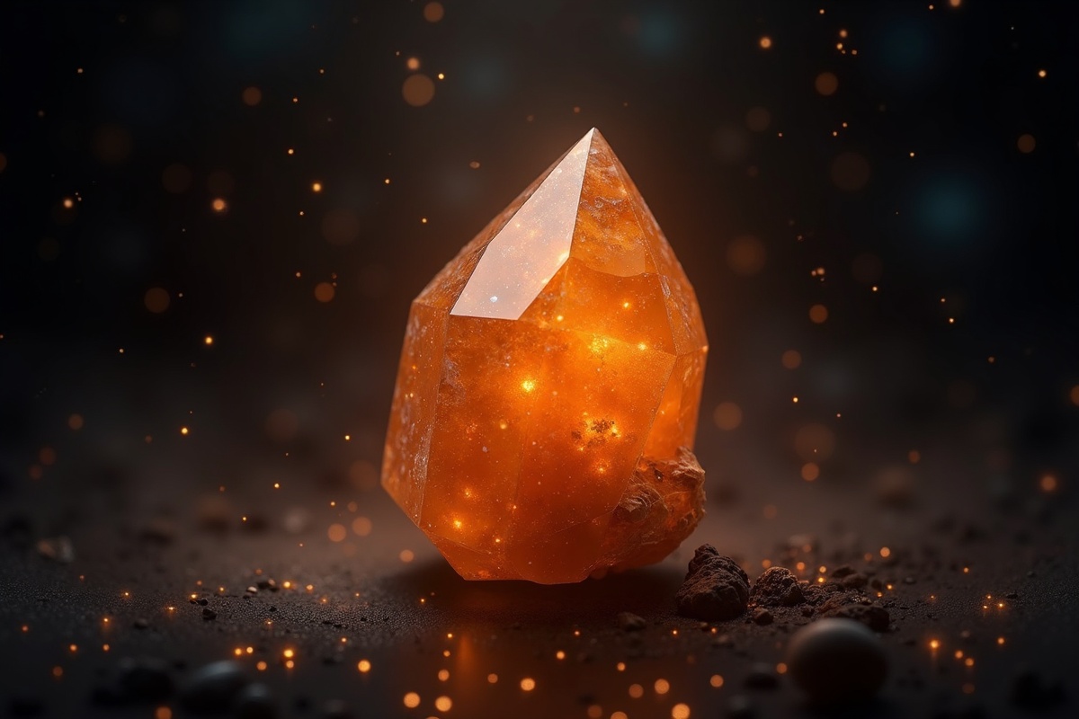 Aragonite crystal illustration