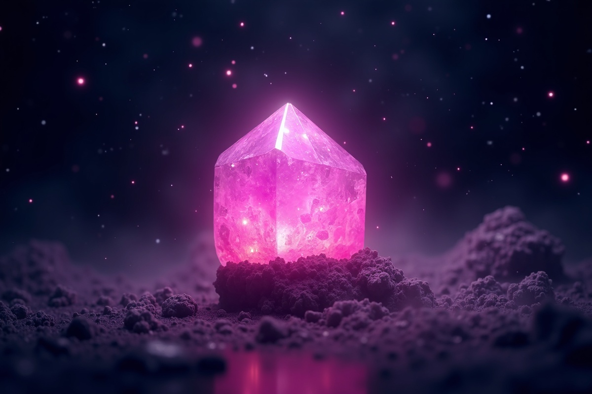 Kunzite crystal illustration