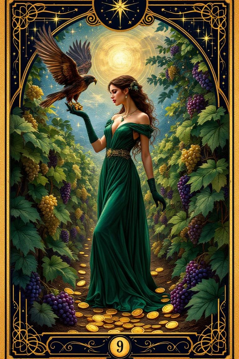 Nine of Pentacles