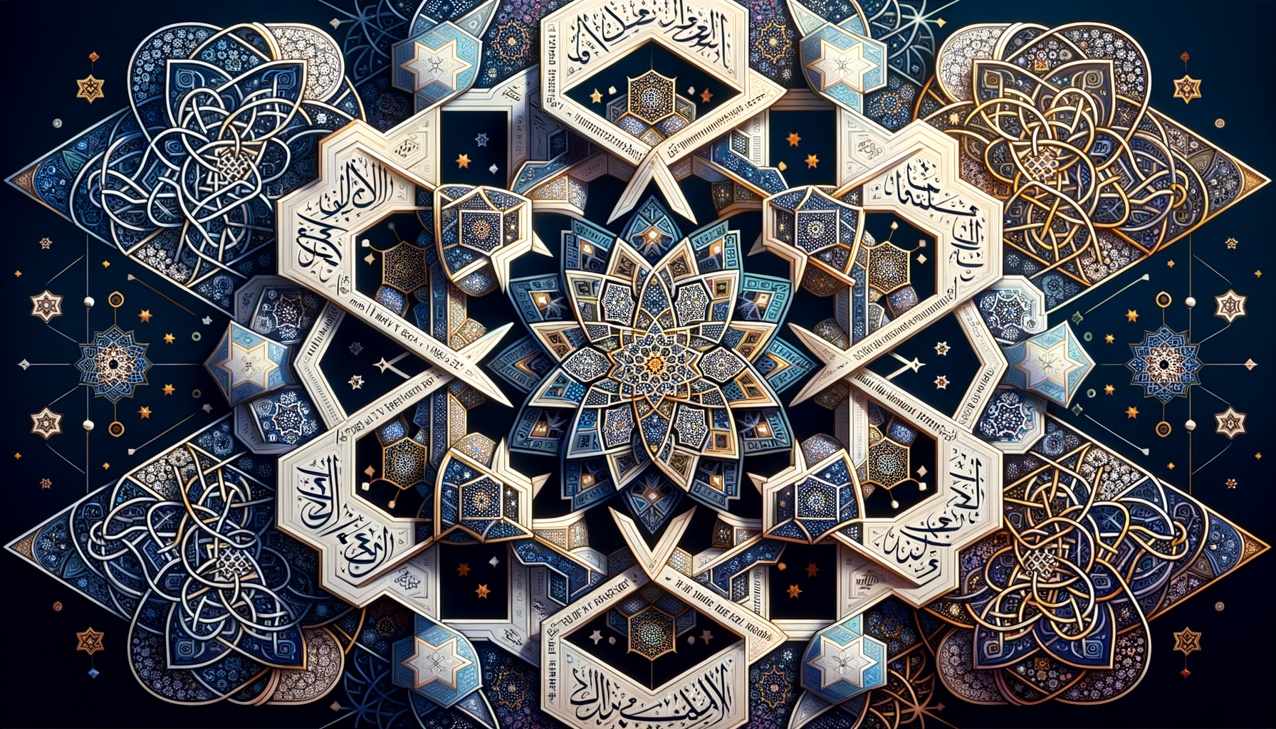 Ayatul Kursi geometric wallpaper - free HD and 4K Ayatul Kursi Geometric Infinite Wallpaper for desktop and phone