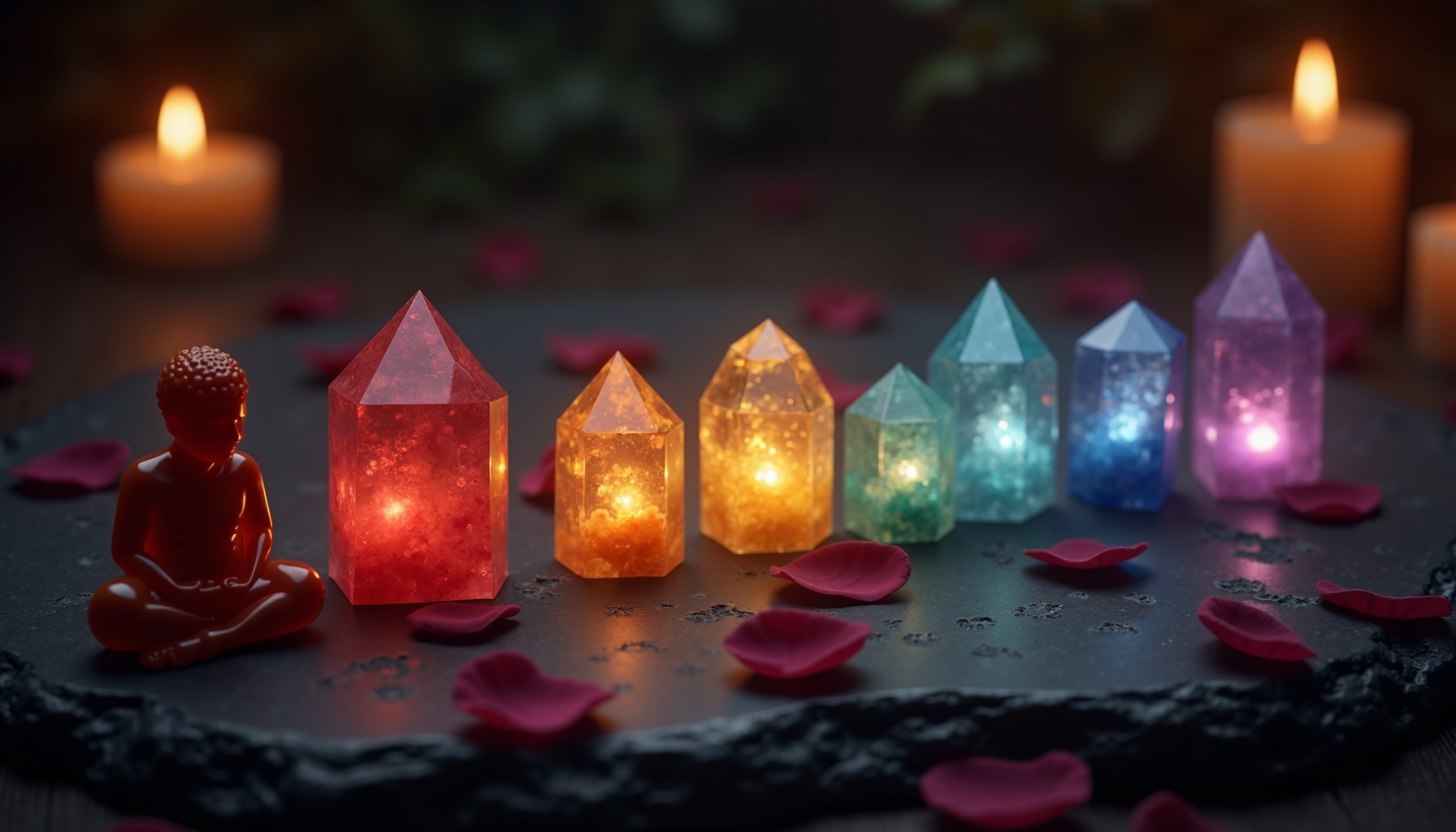 Chakra Energy Art Crystal Healing Wallpaper - cinematic wallpaper
