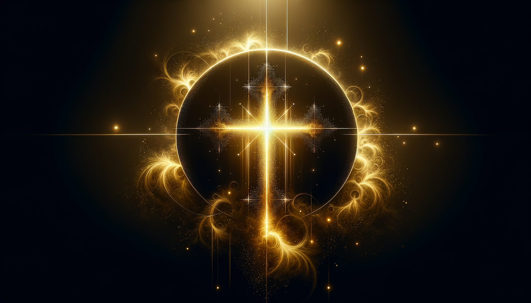 Cross / Christian Symbol Dark Light Wallpaper - dark amoled wallpaper