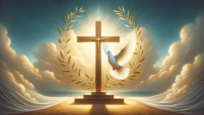 Cross / Christian Symbol watercolor wallpaper - free HD and 4K Cross / Christian Symbol Dove Peace Wallpaper for desktop and phone