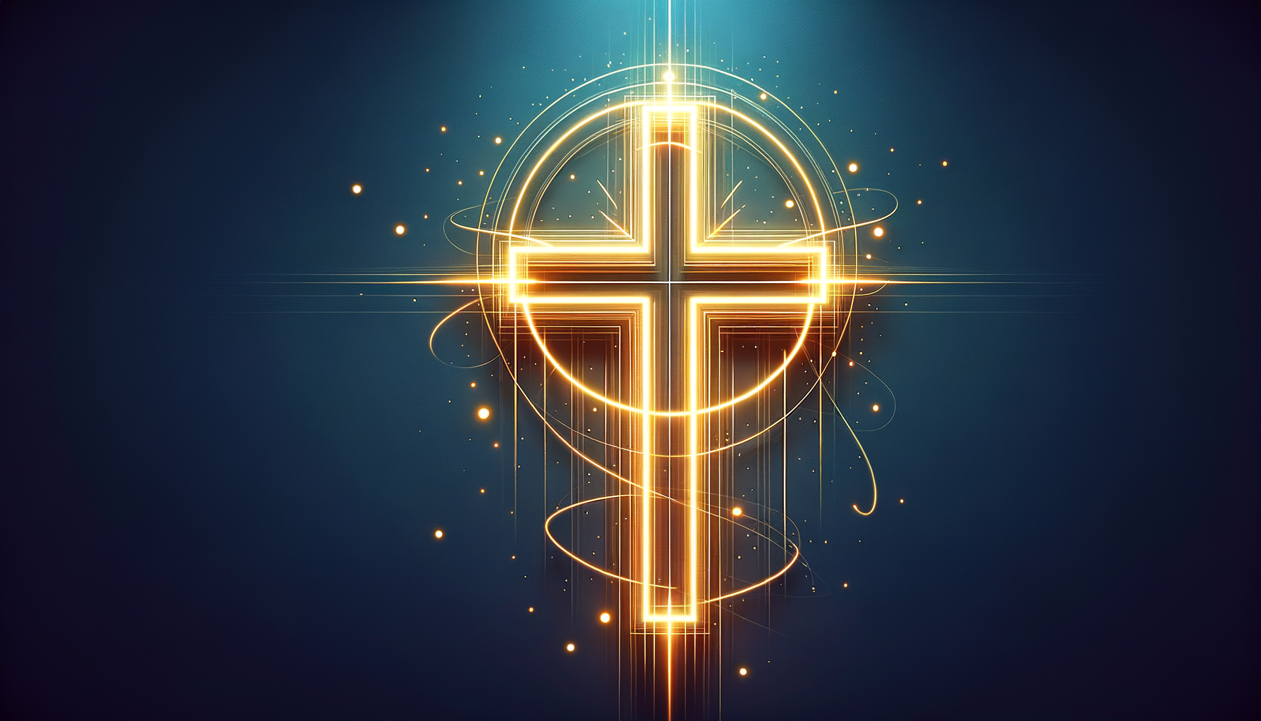 Cross / Christian Symbol Neon Hope Wallpaper - neon wallpaper