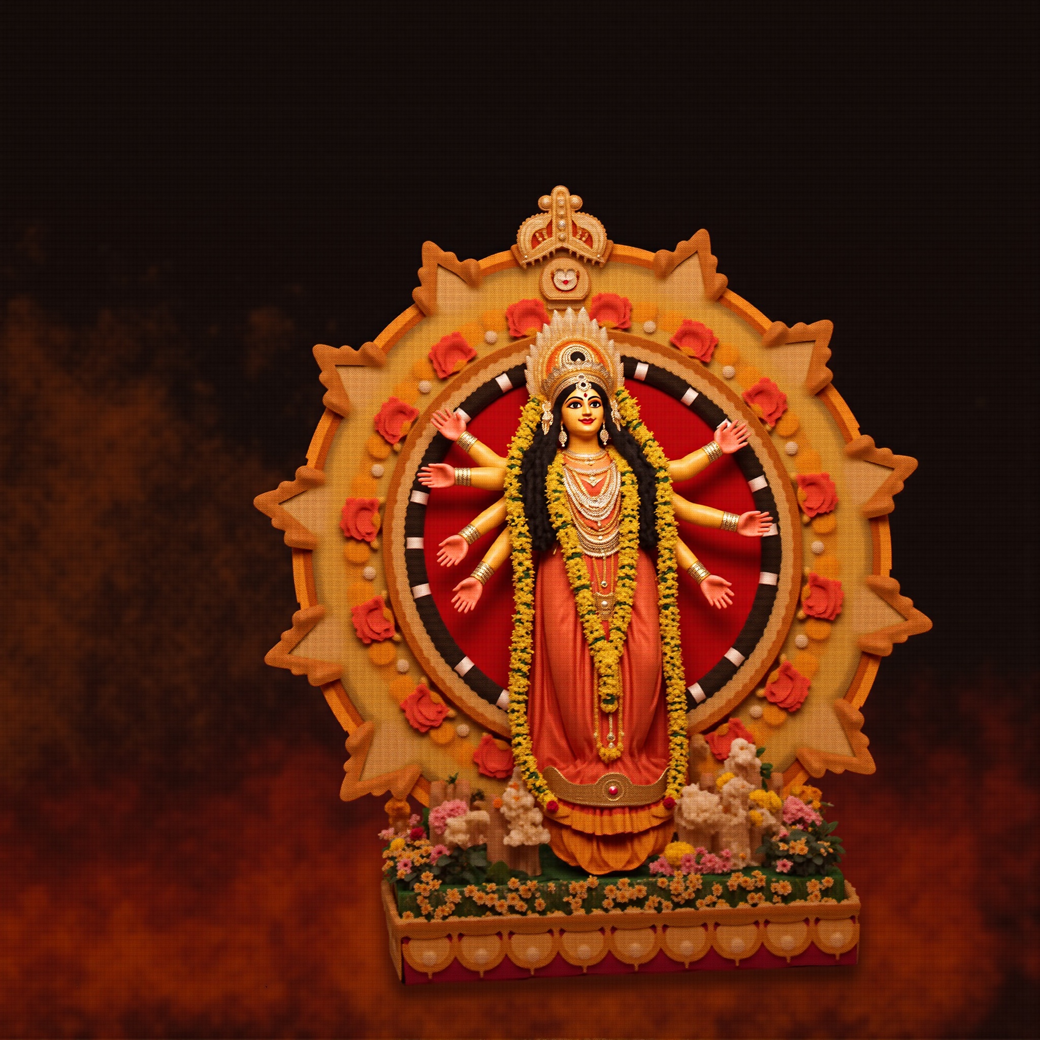 Goddess Durga festival wallpaper - free HD and 4K Goddess Durga Navratri Glory Wallpaper for desktop and phone