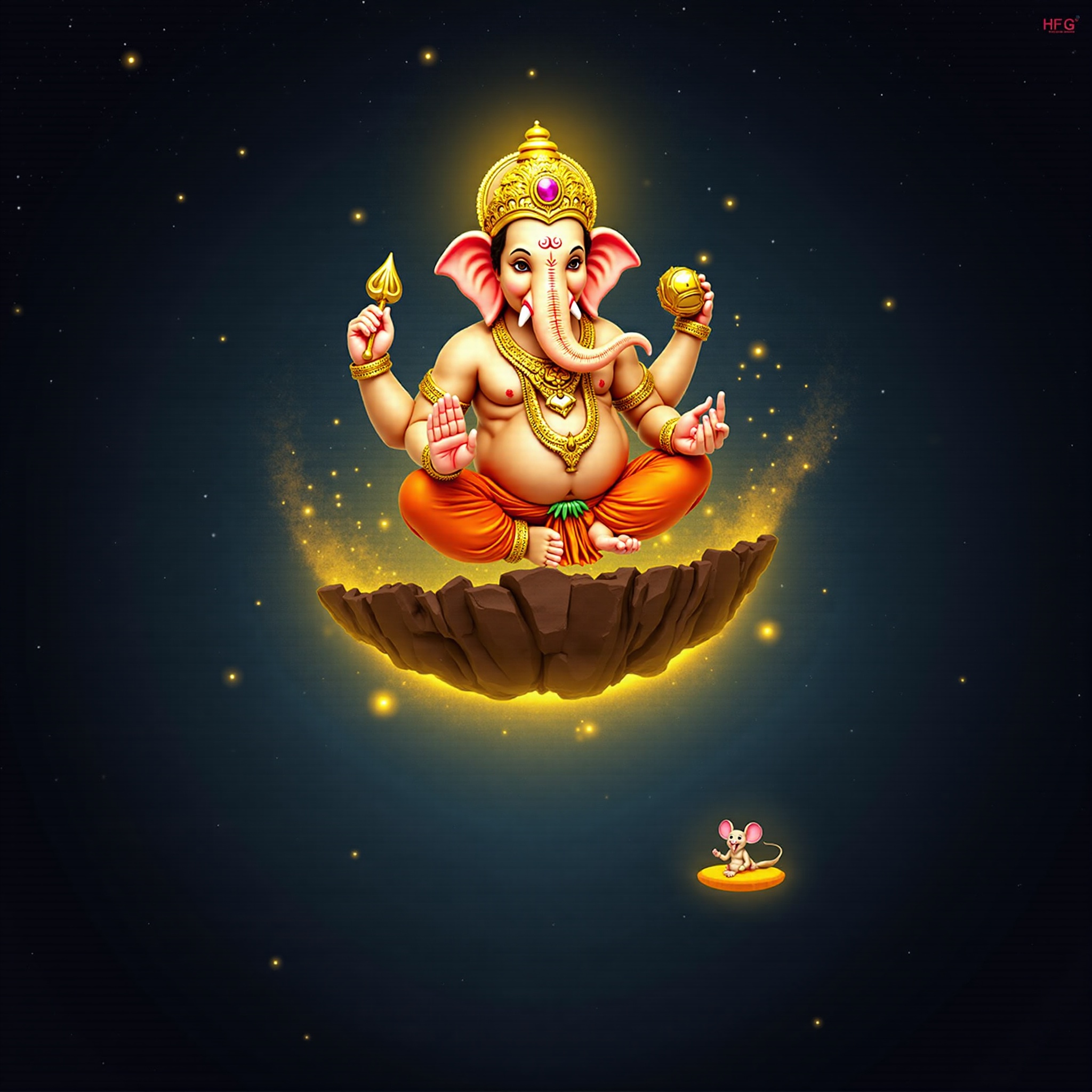 Lord Ganesh cosmic wallpaper - free HD and 4K Lord Ganesh Cosmic Remover Wallpaper for desktop and phone
