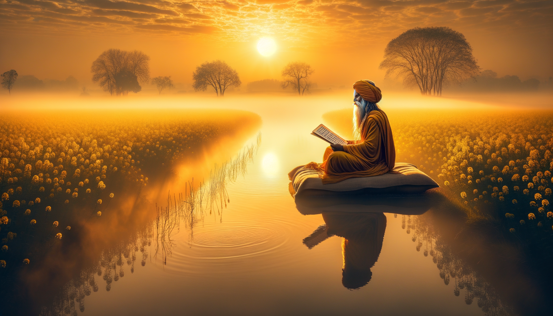 Guru Nanak Japji Sunrise Wallpaper - cinematic wallpaper