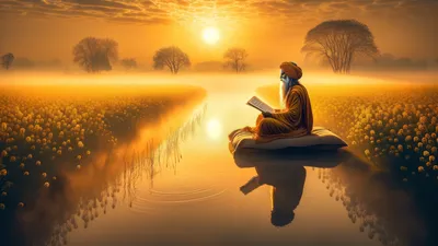 Guru Nanak cinematic wallpaper - free HD and 4K Guru Nanak Japji Sunrise Wallpaper for desktop and phone