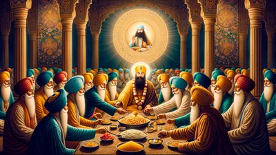 Guru Nanak traditional wallpaper - free HD and 4K Guru Nanak Langar Service Wallpaper for desktop and phone