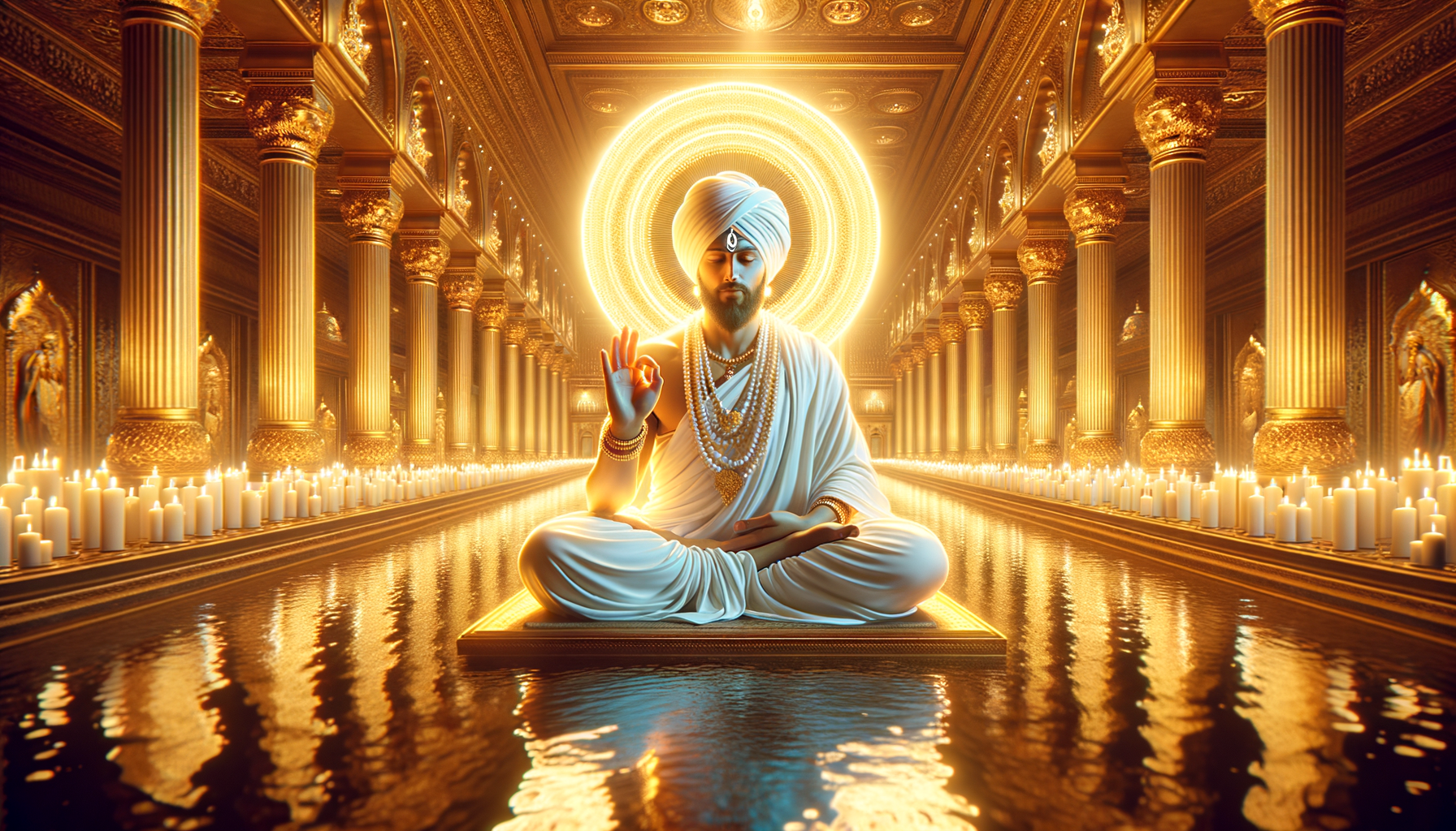 Guru Nanak Radiant Light Wallpaper - cinematic wallpaper