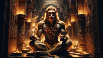 Lord Hanuman cinematic wallpaper - free HD and 4K Lord Hanuman Chalisa Recital Wallpaper for desktop and phone