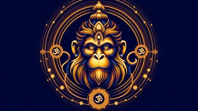 Lord Hanuman neon wallpaper - free HD and 4K Lord Hanuman Neon Devotion Wallpaper for desktop and phone