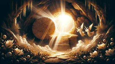 Jesus Christ cinematic wallpaper - free HD and 4K Jesus Christ Resurrection Dawn Wallpaper for desktop and phone