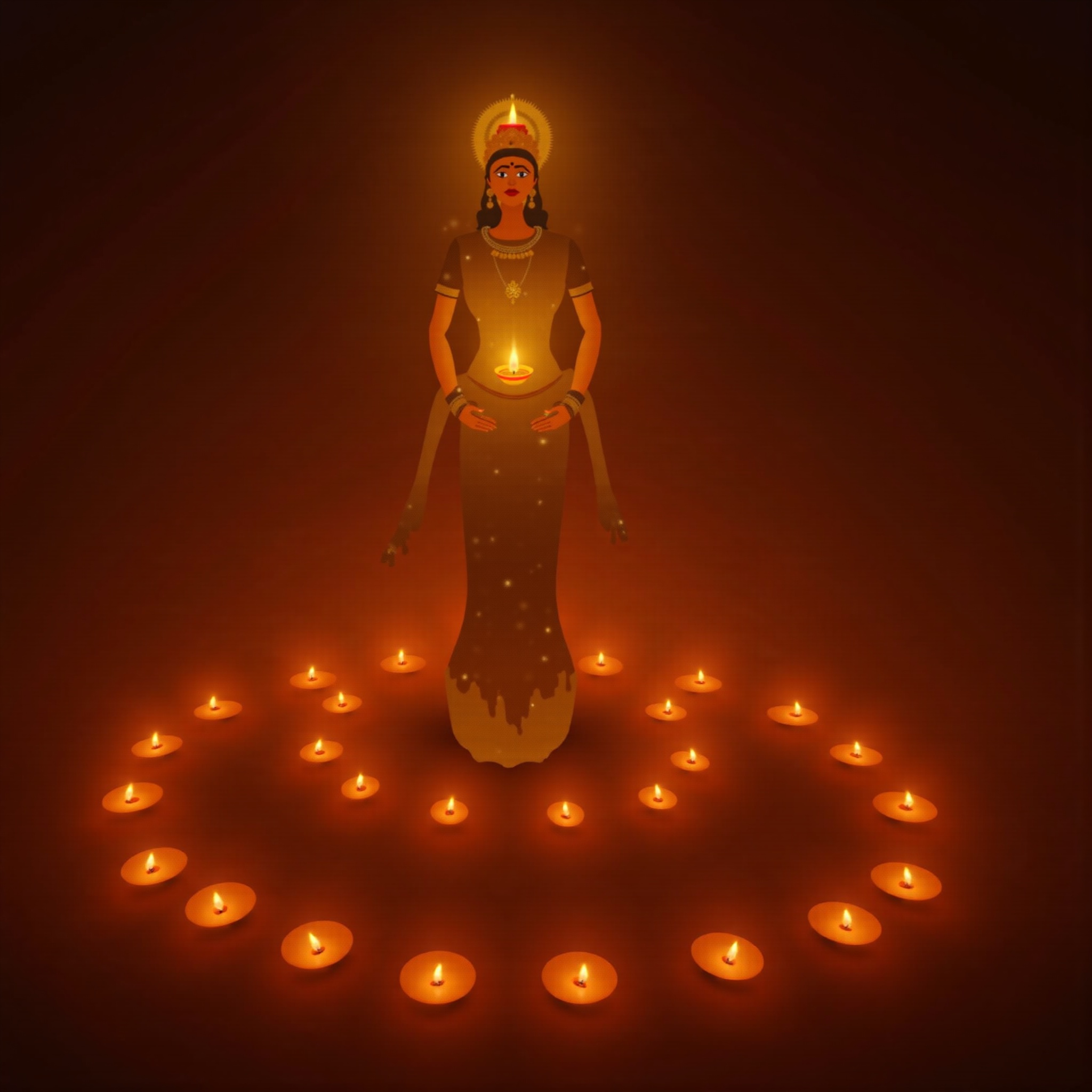 Goddess Lakshmi festival wallpaper - free HD and 4K Goddess Lakshmi Diwali Blessing Wallpaper for desktop and phone