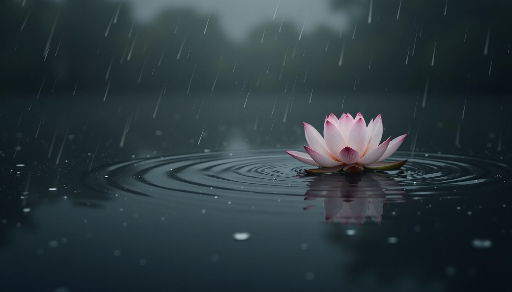 Lotus Spiritual cinematic wallpaper - free HD and 4K Lotus Spiritual Rain Lotus Wallpaper for desktop and phone