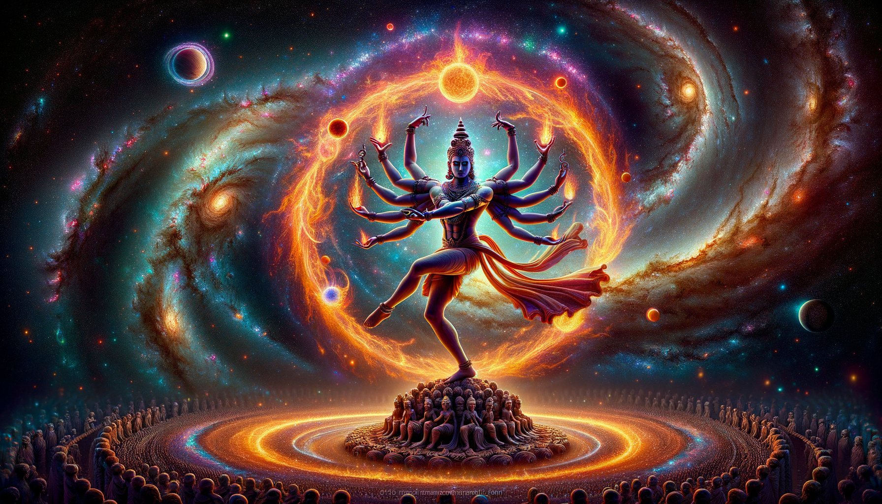 Nataraja Cosmic Dance Wallpaper - cosmic wallpaper
