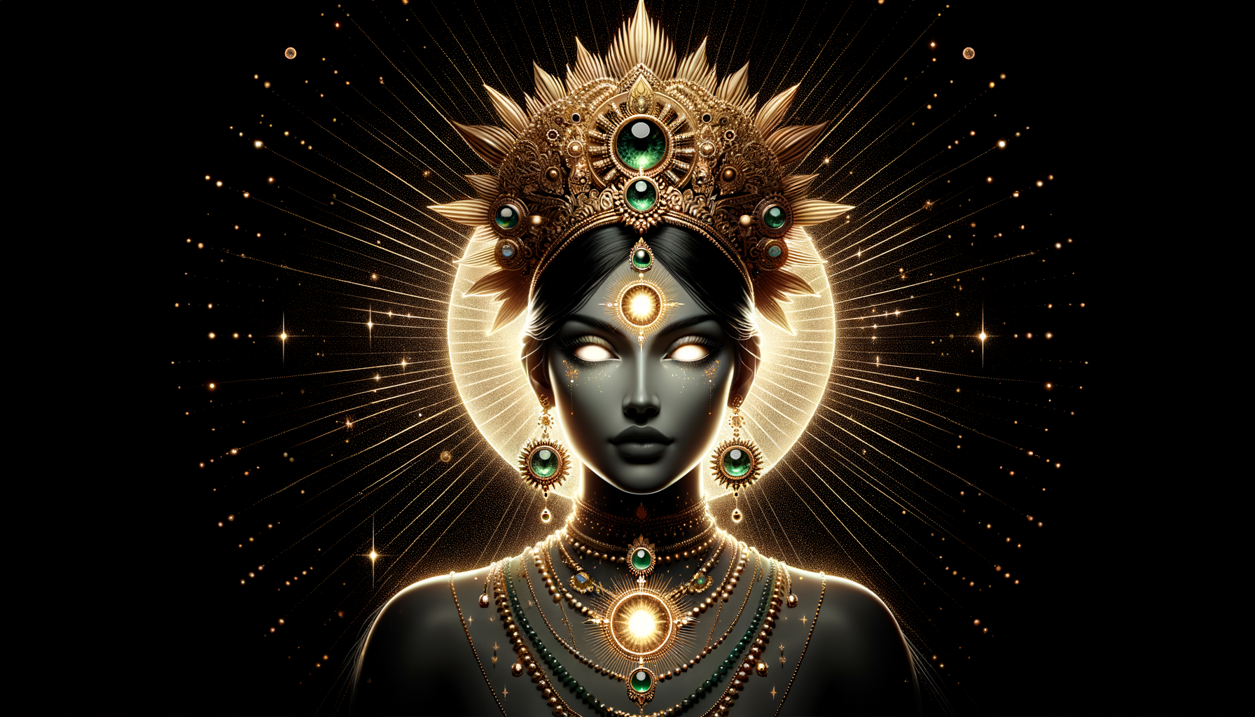 Goddess Parvati Shakti Power Dark Wallpaper - dark amoled wallpaper