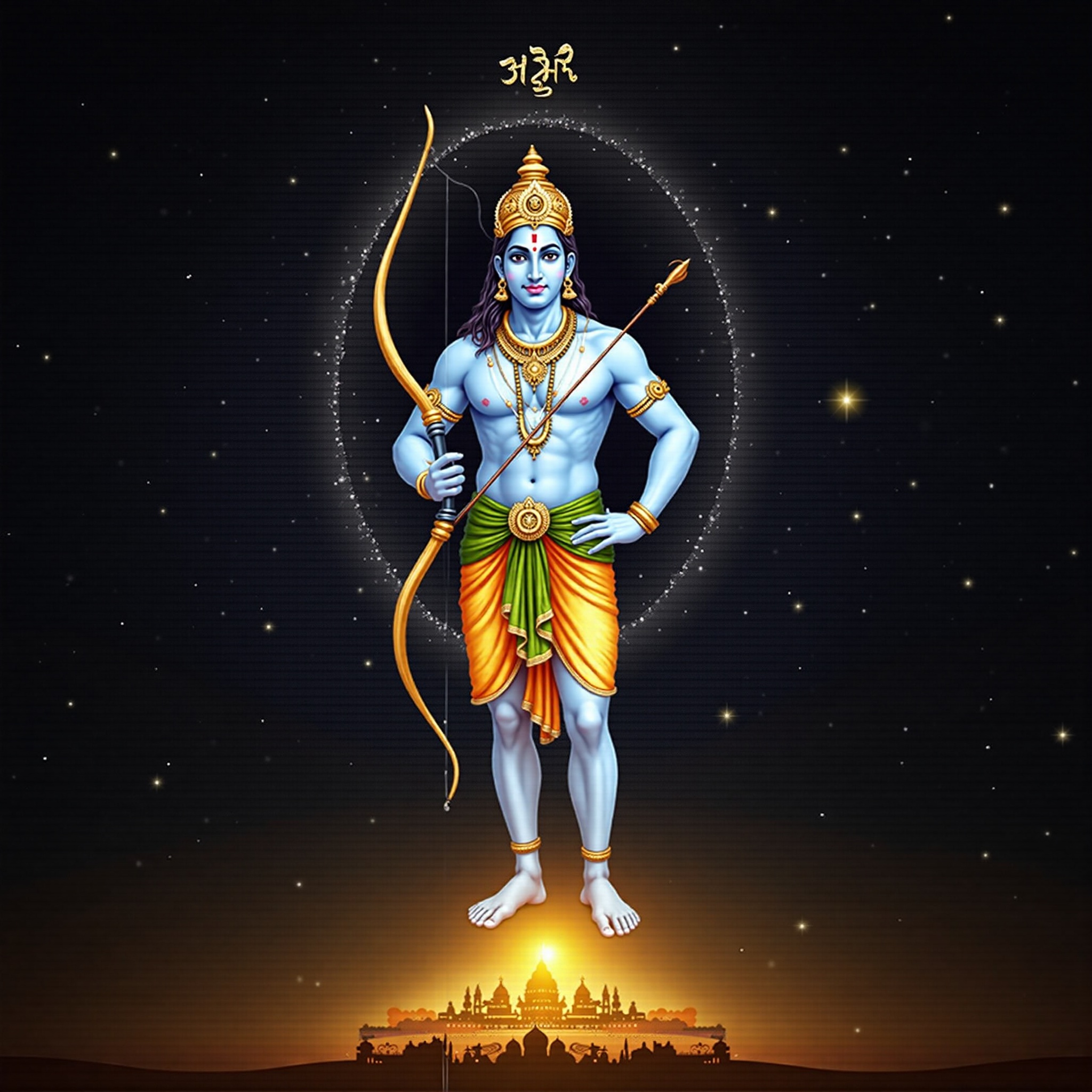 Lord Ram cosmic wallpaper - free HD and 4K Lord Ram Cosmic Avatar Wallpaper for desktop and phone
