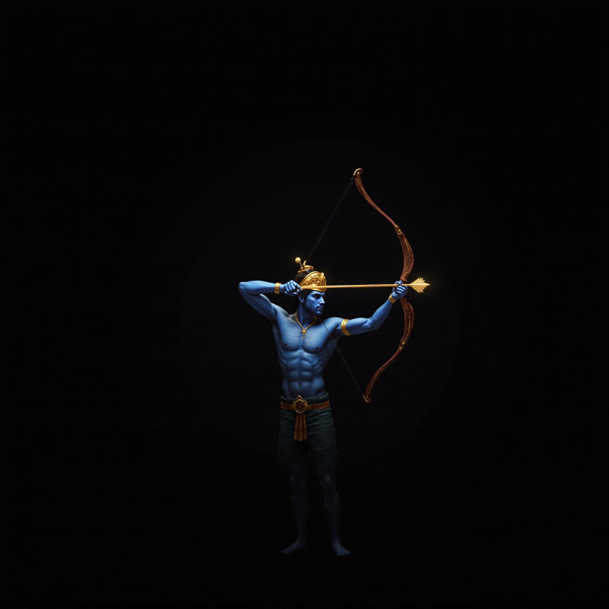 Lord Ram Dark Archer Wallpaper - dark amoled wallpaper