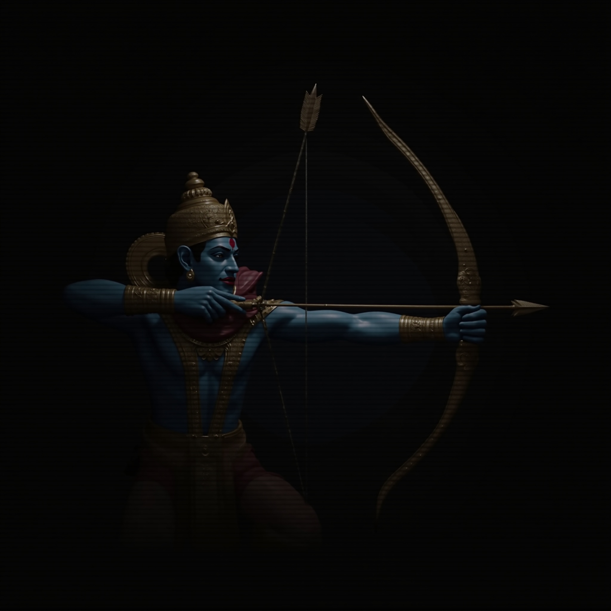 Lord Ram dark amoled wallpaper - free HD and 4K Lord Ram Dark Archer Wallpaper for desktop and phone