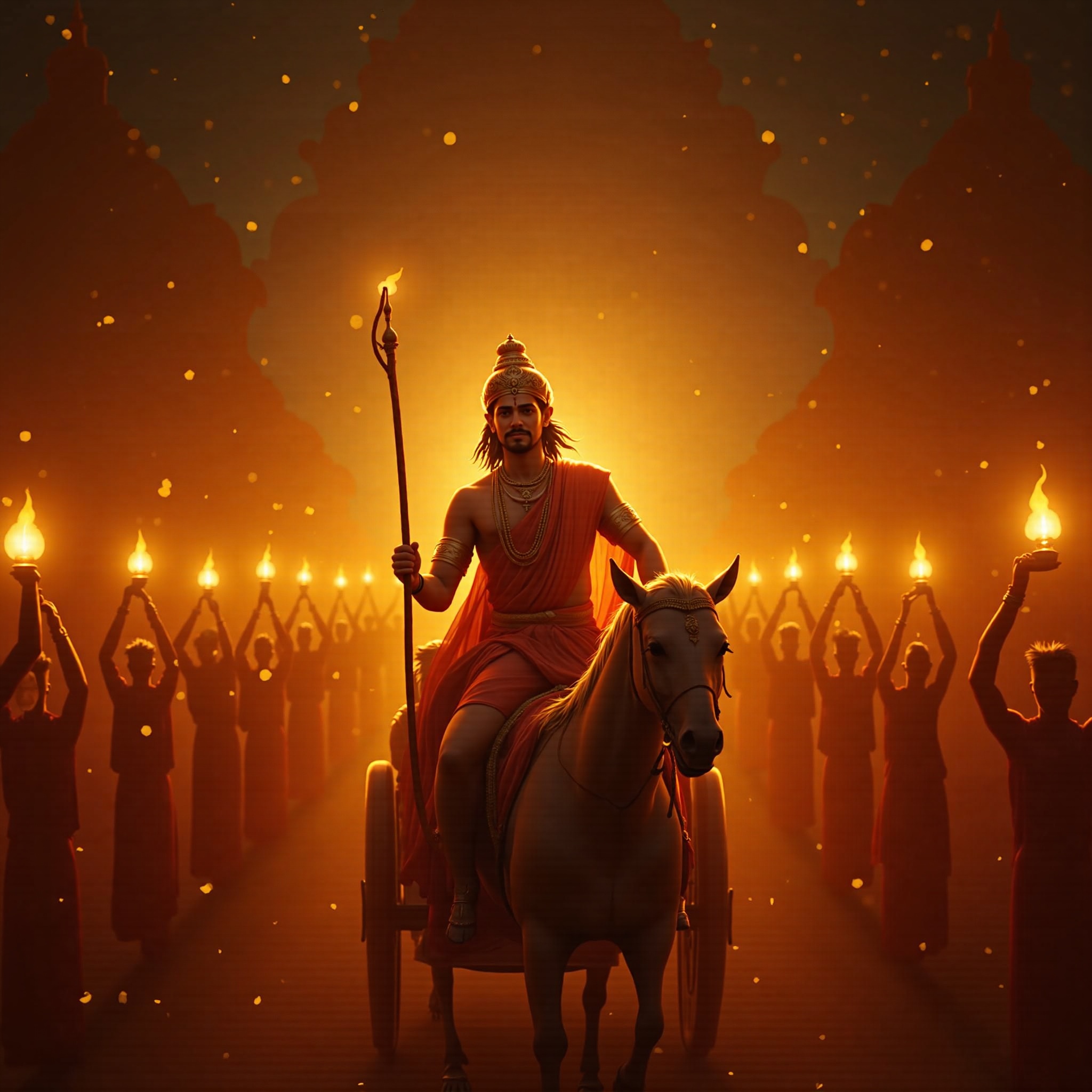 Lord Ram festival wallpaper - free HD and 4K Lord Ram Diwali Return Wallpaper for desktop and phone