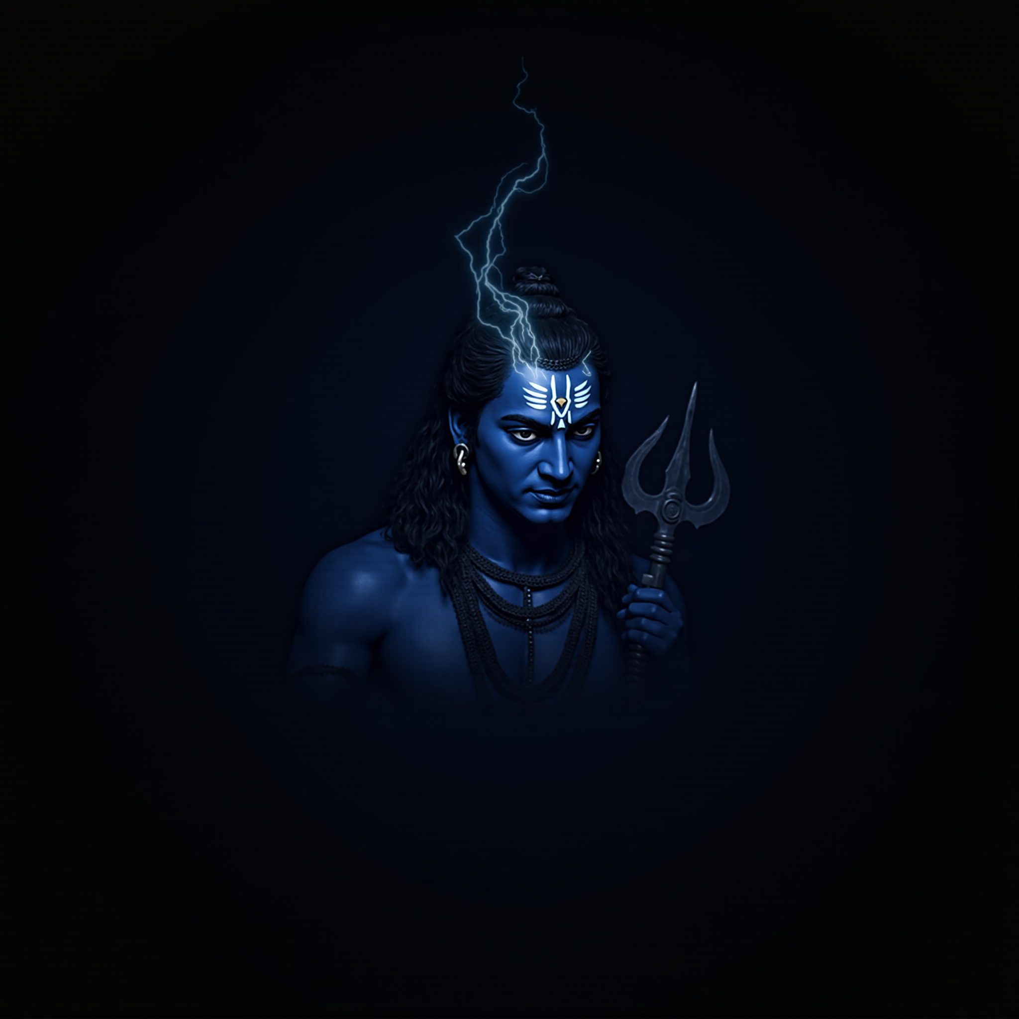 Lord Shiva dark amoled wallpaper - free HD and 4K Lord Shiva Dark Destroyer Wallpaper for desktop and phone