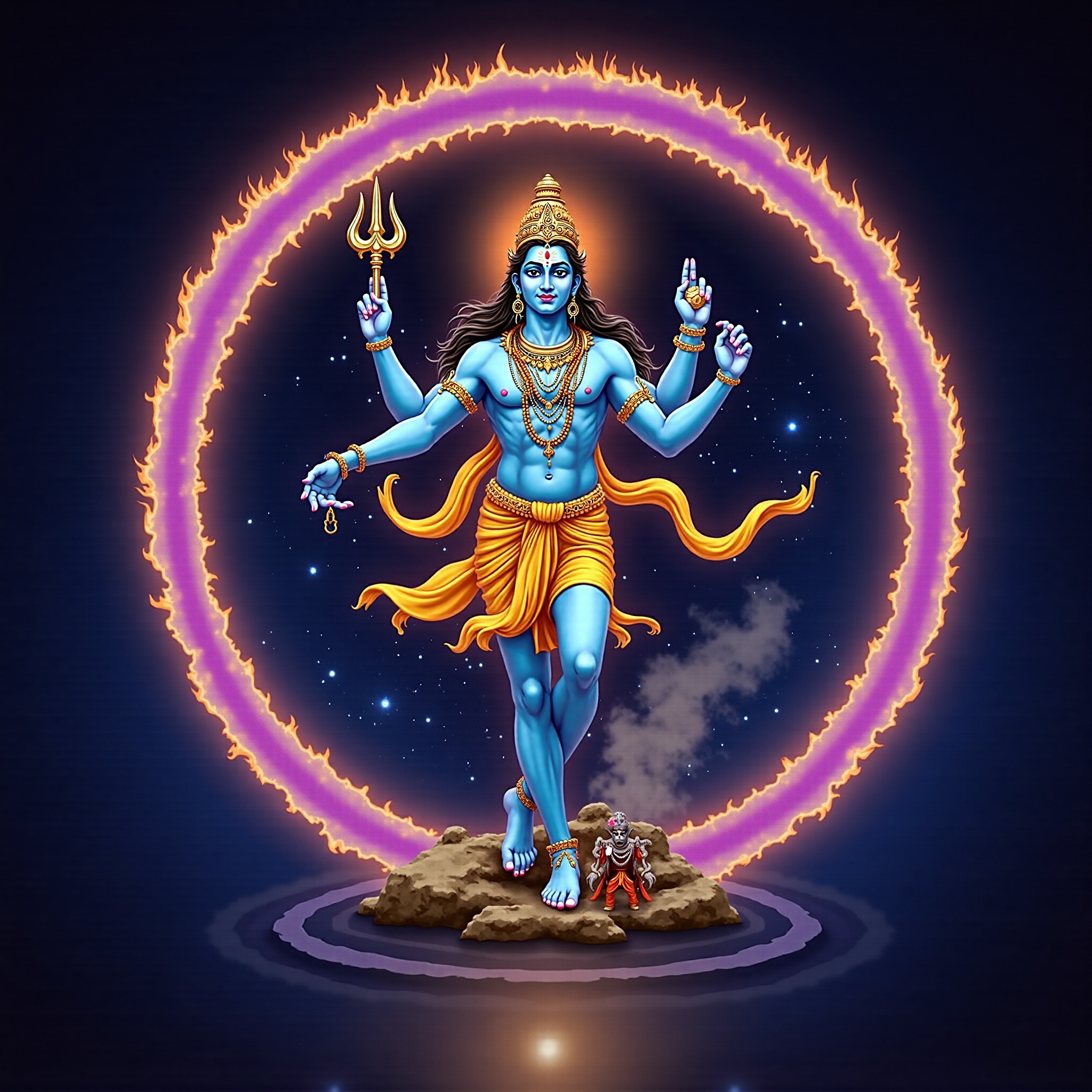 Lord Shiva cosmic wallpaper - free HD and 4K Lord Shiva Nataraja Dance Wallpaper for desktop and phone