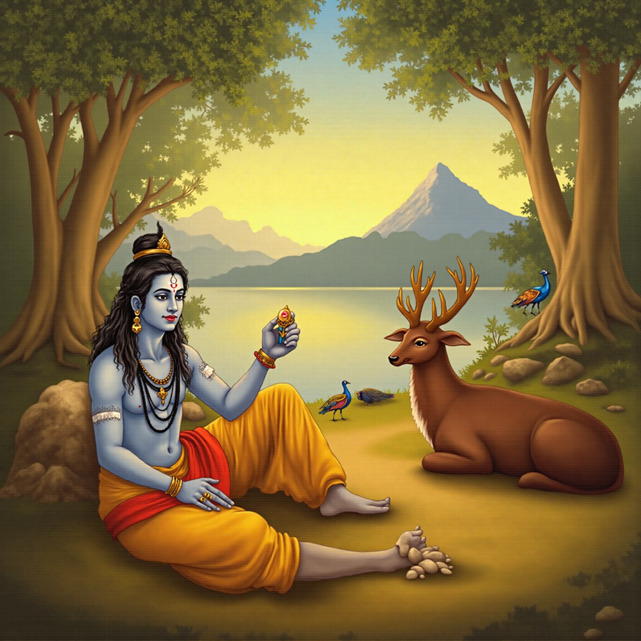Lord Shiva traditional wallpaper - free HD and 4K Lord Shiva River Serenity Wallpaper for desktop and phone